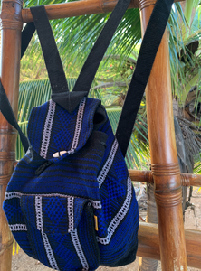 Shades of Blue Mexican Baja Backpack