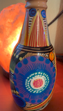 Hand-painted Glass Bottle Vase (2)
